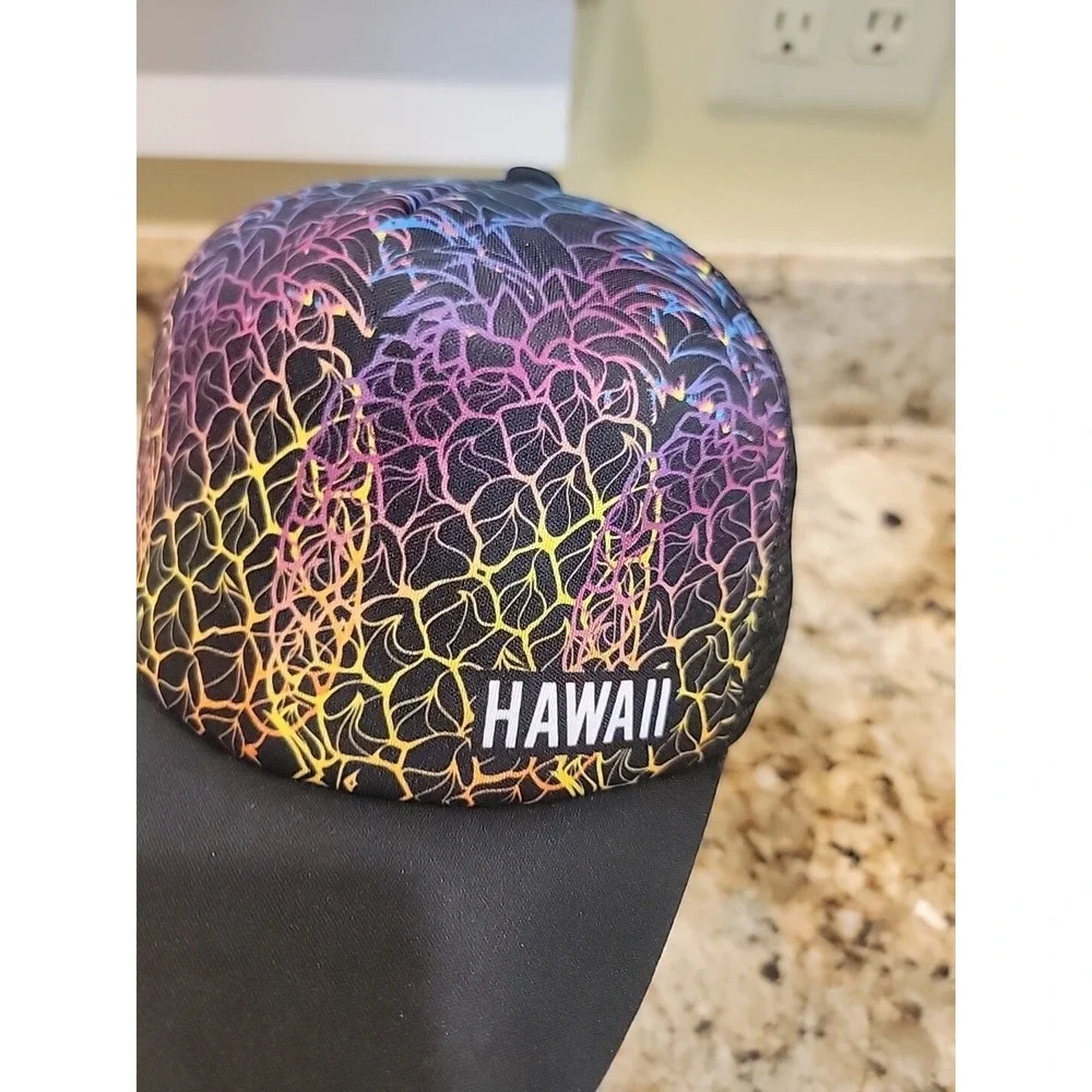 Surfware Hawaiian Classic trucker hat with mesh and snapback.  Multi color front